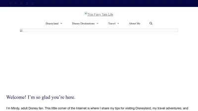 Screenshot preview of thisfairytalelife.com