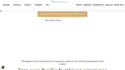 Screenshot preview of rocheharbor.com
