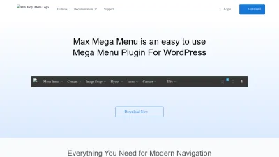 Screenshot preview of megamenu.com