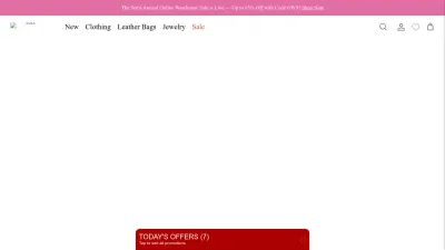 Screenshot preview of ableclothing.com