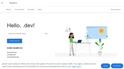 Screenshot preview of get.dev
