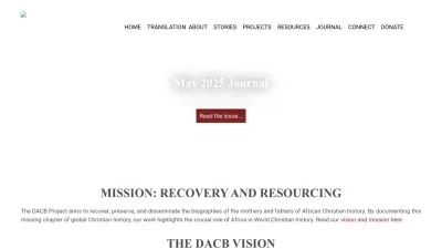 Screenshot preview of dacb.org