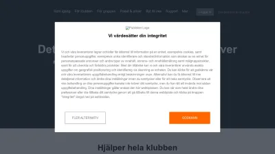 Screenshot preview of laget.se