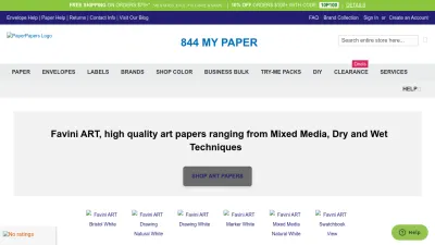 Screenshot preview of paperpapers.com