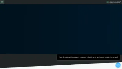 Screenshot preview of nodesource.com