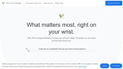 Screenshot preview of wearos.google.com