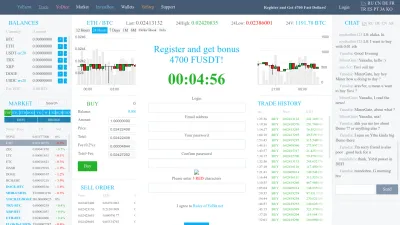 Screenshot preview of yobit.net
