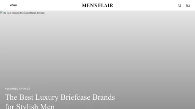 Screenshot preview of mensflair.com