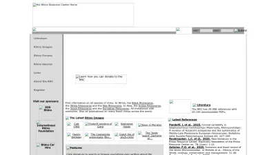 Screenshot preview of rhinoresourcecenter.com