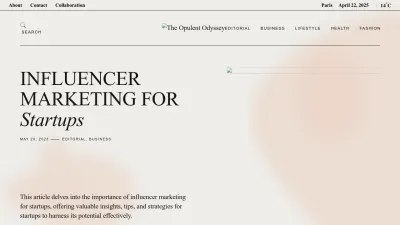 Screenshot preview of theopulentodyssey.com