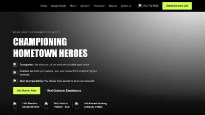 Screenshot preview of hookagency.com