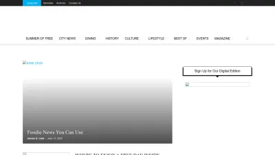 Screenshot preview of cincinnatimagazine.com
