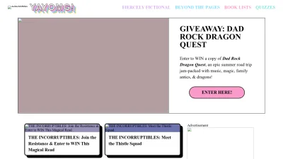 Screenshot preview of yayomg.com