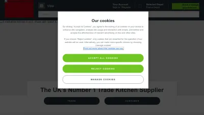 Screenshot preview of howdens.com