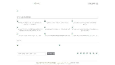 Screenshot preview of jonathanlevineprojects.com