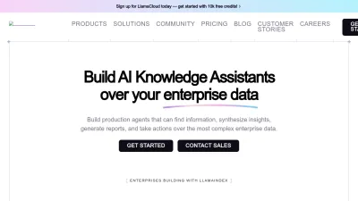 Screenshot preview of llamaindex.ai