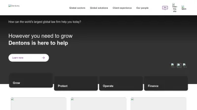 Screenshot preview of dentons.com