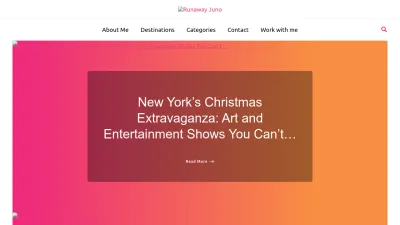 Screenshot preview of runawayjuno.com