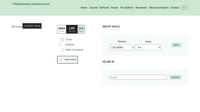 Screenshot preview of wz.iz.edu.pl