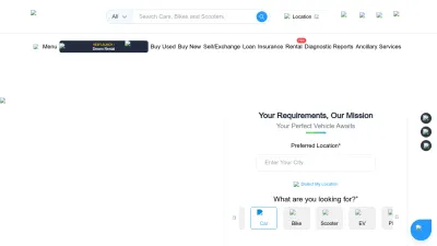 Screenshot preview of droom.in