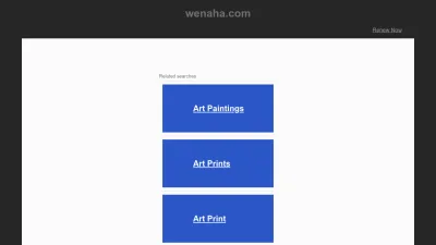 Screenshot preview of wenaha.com