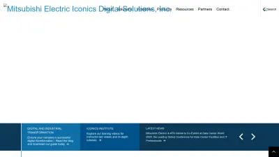 Screenshot preview of iconics.com