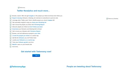 Screenshot preview of twitonomy.com