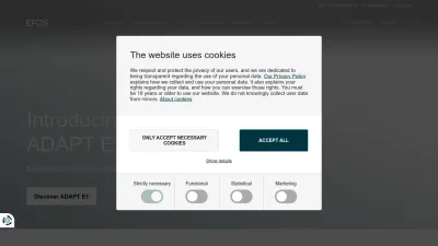 Screenshot preview of eposaudio.com