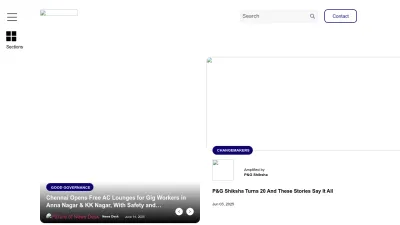 Screenshot preview of thelogicalindian.com