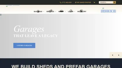Screenshot preview of shedsunlimited.net