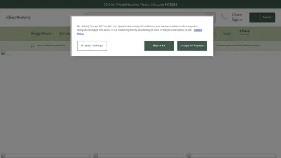 Screenshot preview of best4hedging.co.uk
