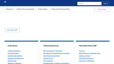 Screenshot preview of osp.od.nih.gov