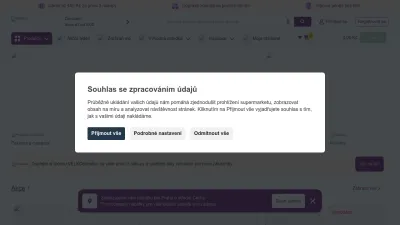 Screenshot preview of kosik.cz