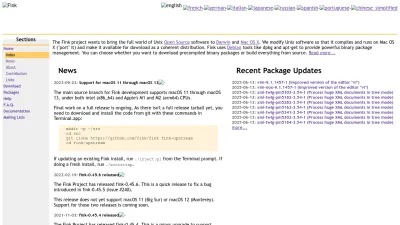 Screenshot preview of finkproject.org