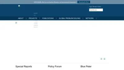 Screenshot preview of nautilus.org