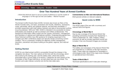 Screenshot preview of onwar.com