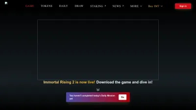 Screenshot preview of immortalrising2.com