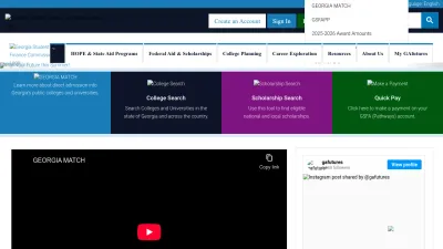 Screenshot preview of gafutures.org