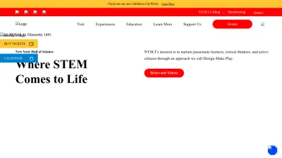 Screenshot preview of nysci.org