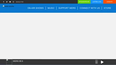 Screenshot preview of wers.org
