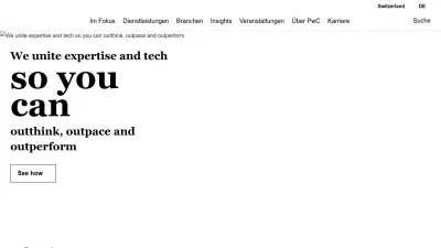 Screenshot preview of pwc.ch