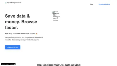 Screenshot preview of tripmode.ch