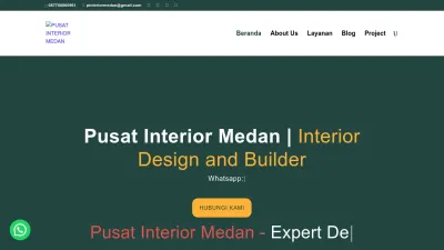 Screenshot preview of pusatinteriormedan.com
