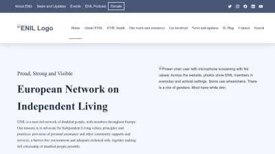 Screenshot preview of enil.eu