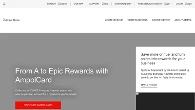 Screenshot preview of ampol.com.au