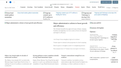 Screenshot preview of vir.com.vn