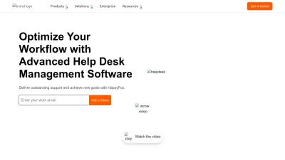 Screenshot preview of happyfox.com