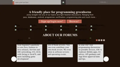 Screenshot preview of coderanch.com