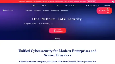 Screenshot preview of heimdalsecurity.com