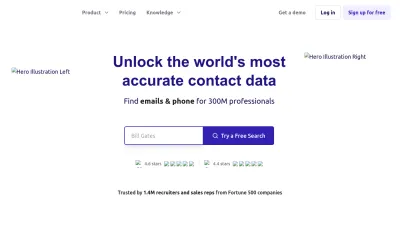 Screenshot preview of contactout.com